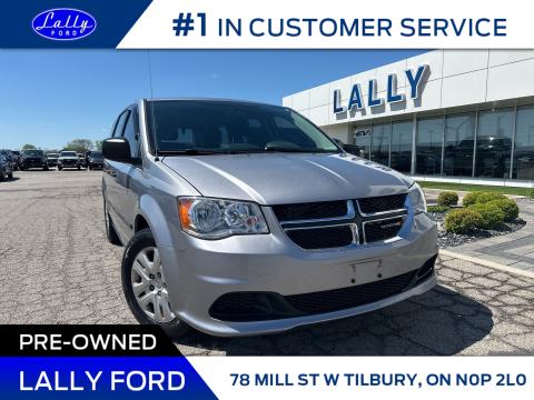 2017 Dodge Grand Caravan Canada Value Package, Low Km’s, Local Trade!