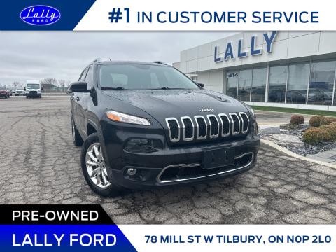 2015 Jeep Cherokee Limited, Nav, Roof, Leather!!